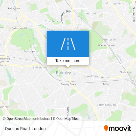 Queens Road map