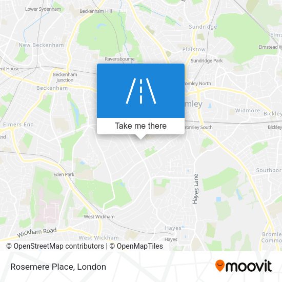 Rosemere Place map
