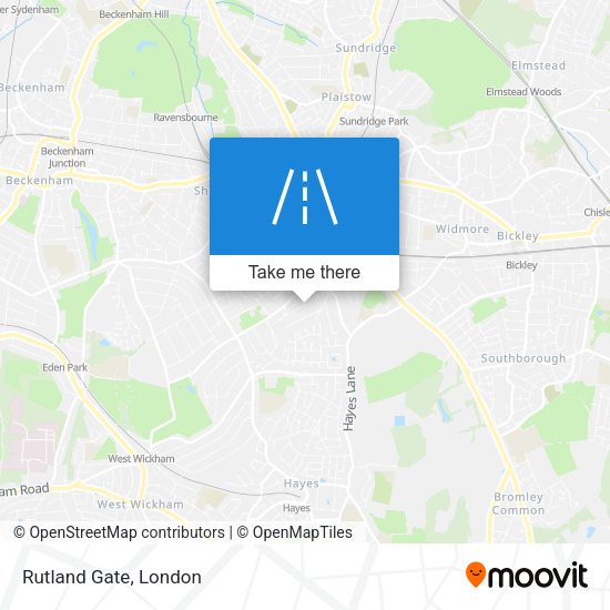 Rutland Gate map