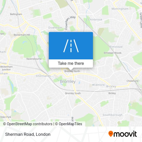 Sherman Road map