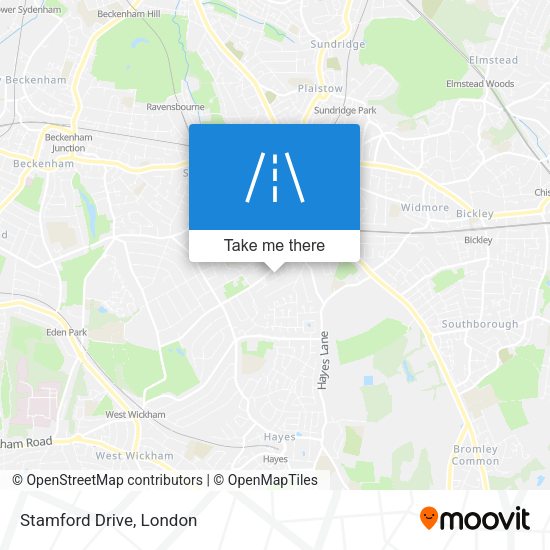 Stamford Drive map