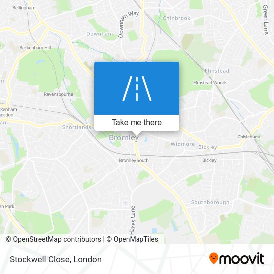 Stockwell Close map
