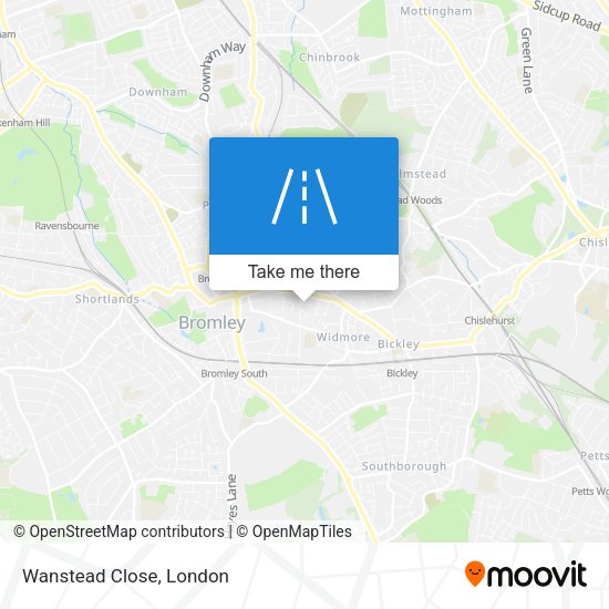 Wanstead Close map