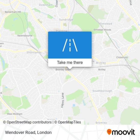 Wendover Road map