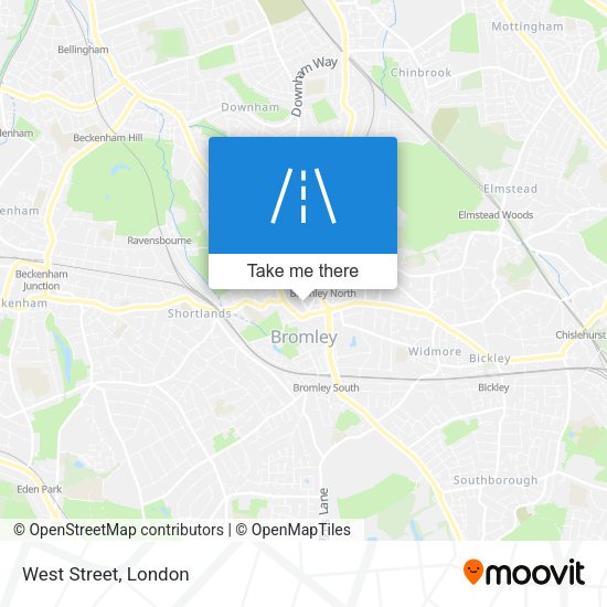 West Street map