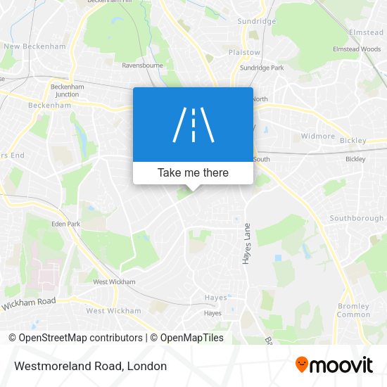 Westmoreland Road map