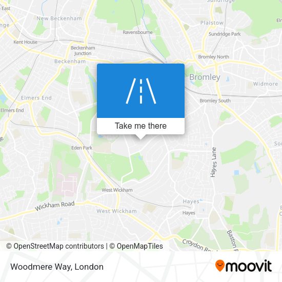 Woodmere Way map