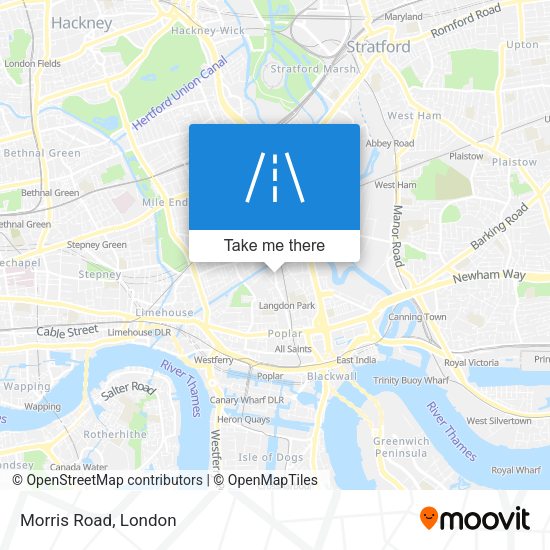 Morris Road map