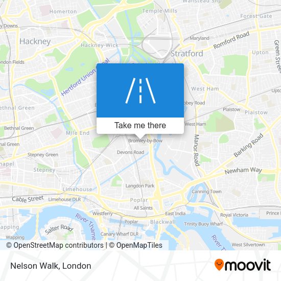 Nelson Walk map