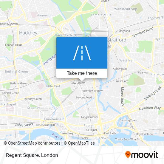 Regent Square map