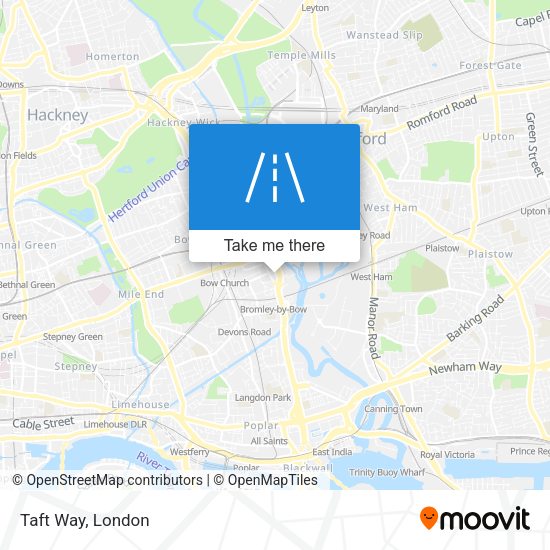 Taft Way map