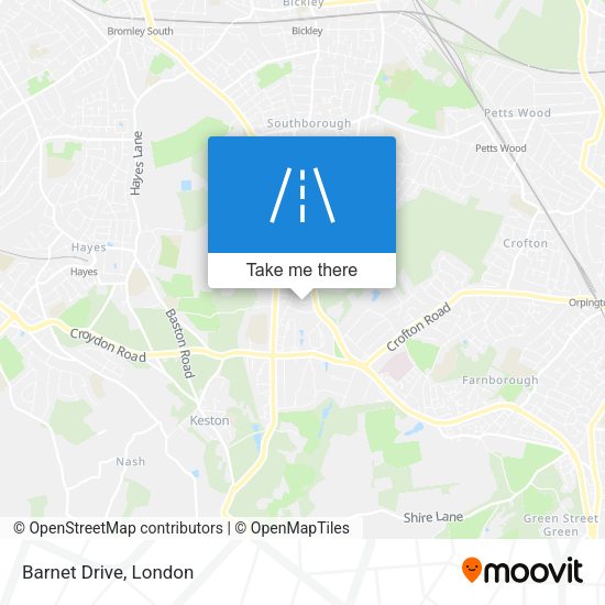 Barnet Drive map