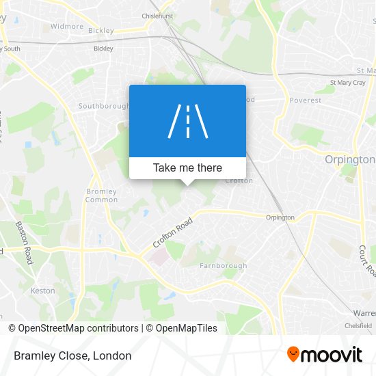 Bramley Close map