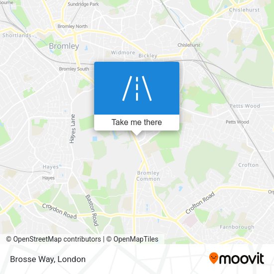 Brosse Way map