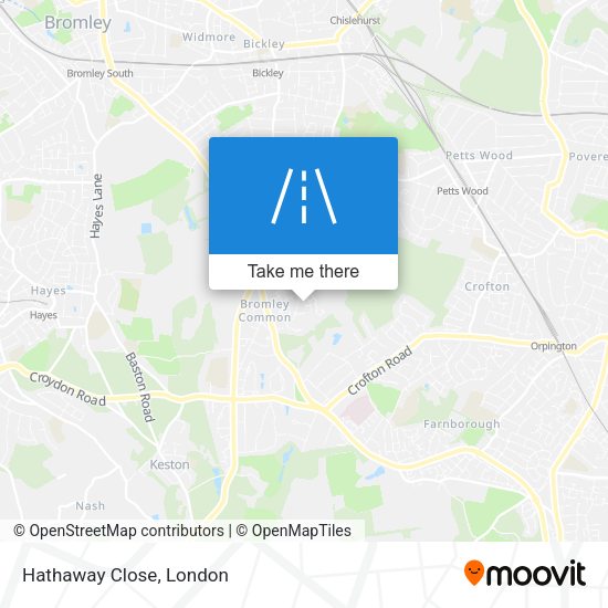 Hathaway Close map