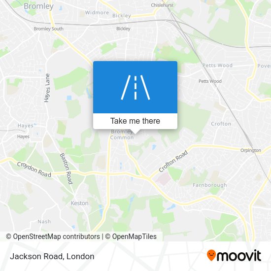 Jackson Road map