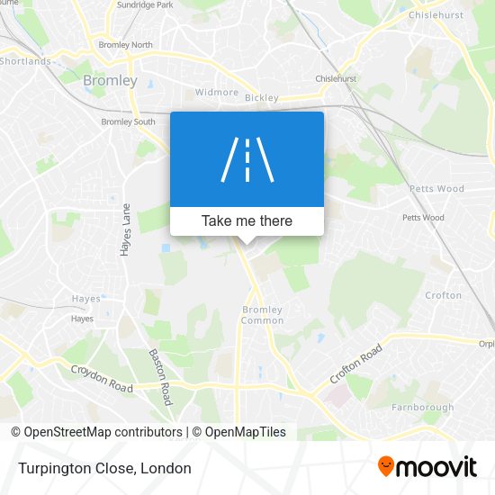 Turpington Close map