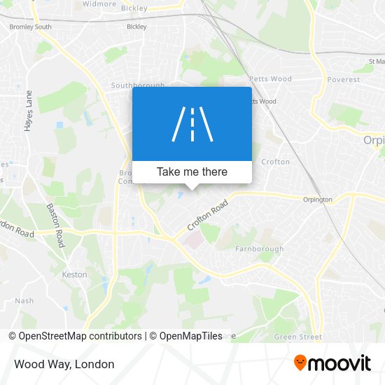 Wood Way map