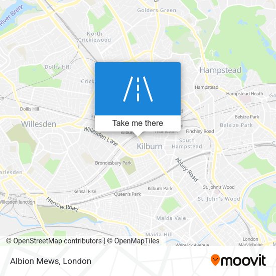 Albion Mews map