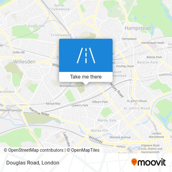 Douglas Road map