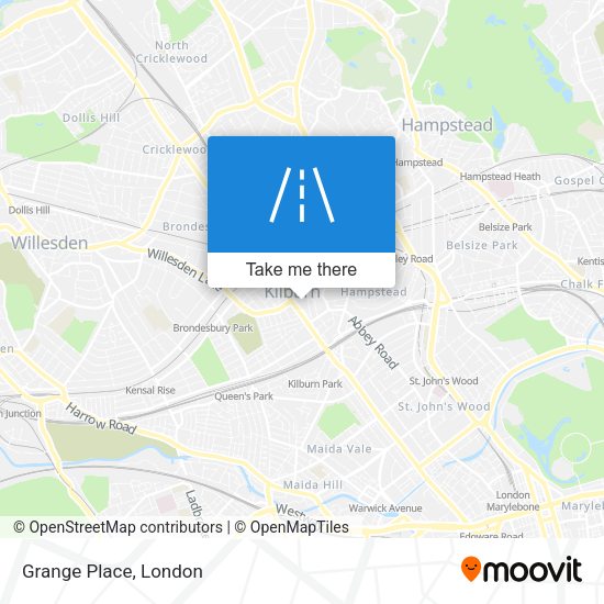 Grange Place map