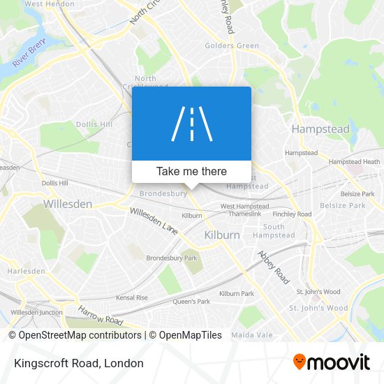 Kingscroft Road map