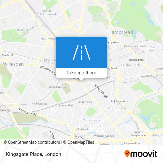 Kingsgate Place map