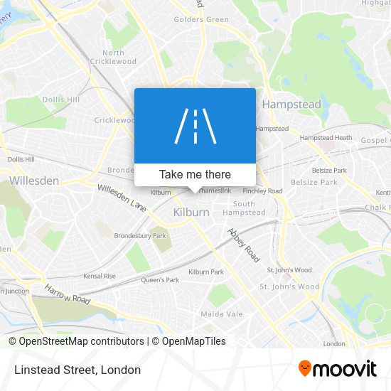 Linstead Street map