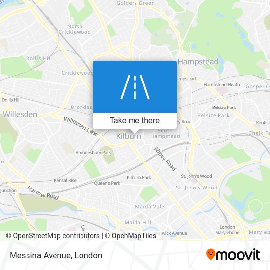 Messina Avenue map