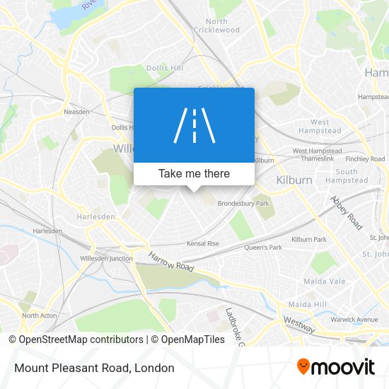 Mount Pleasant Road map
