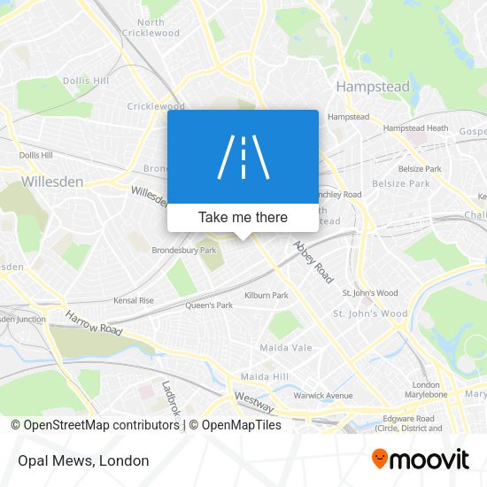 Opal Mews map