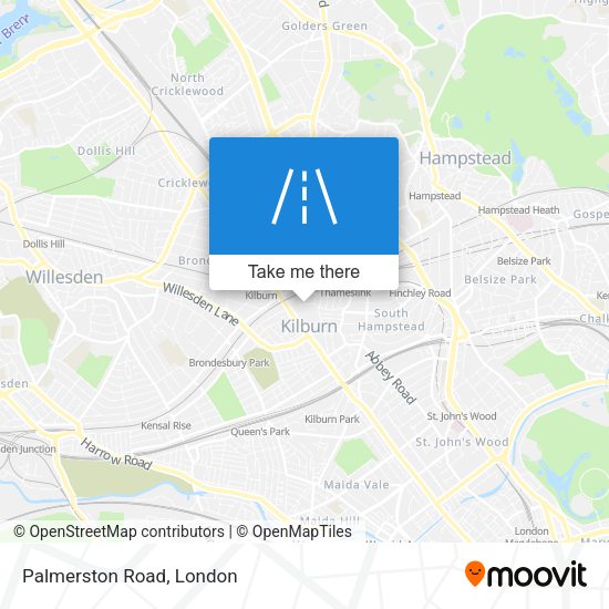 Palmerston Road map