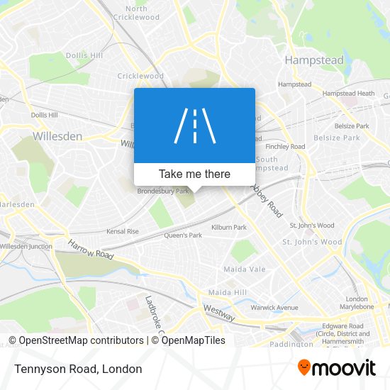 Tennyson Road map