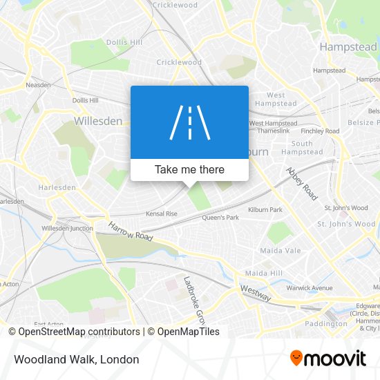 Woodland Walk map