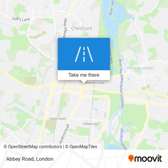 Abbey Road map