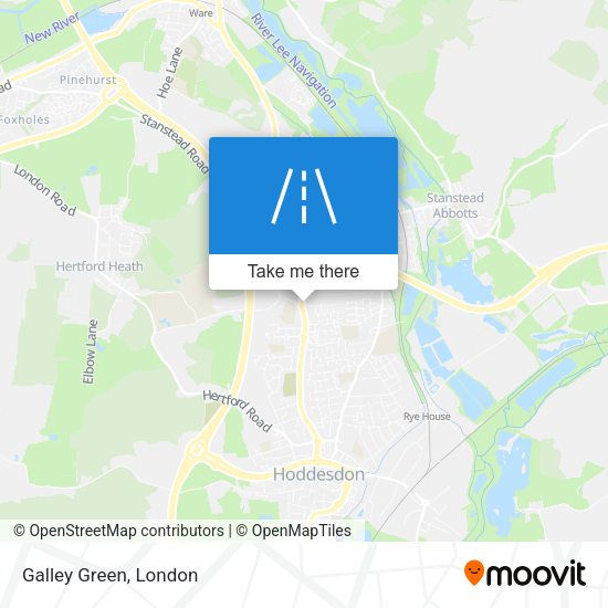 Galley Green map