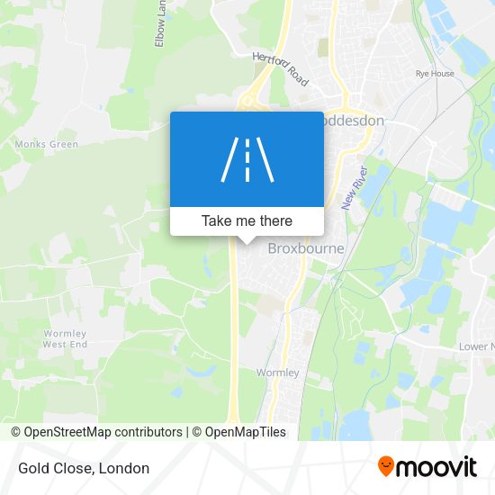Gold Close map