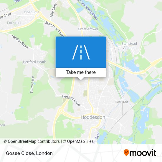 Gosse Close map
