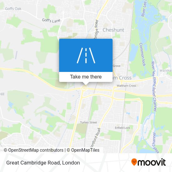 Great Cambridge Road map