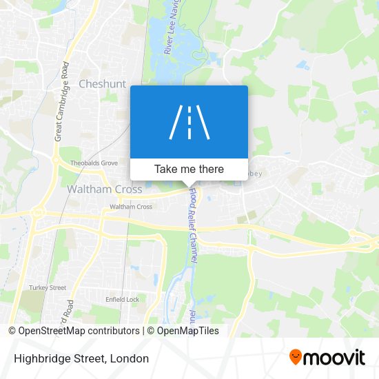 Highbridge Street map