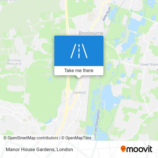 Manor House Gardens map