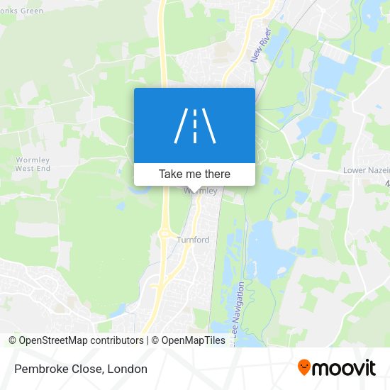 Pembroke Close map