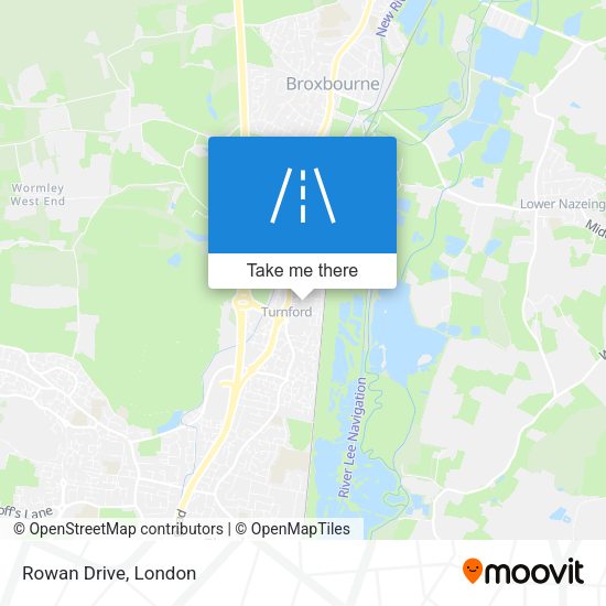 Rowan Drive map