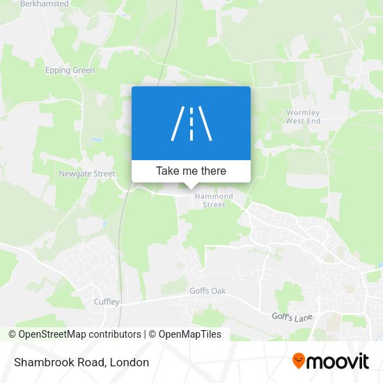 Shambrook Road map
