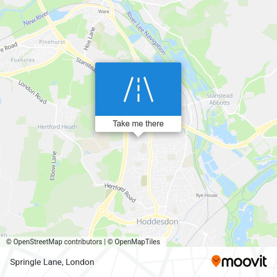 Springle Lane map