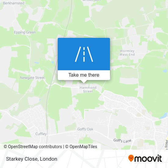 Starkey Close map