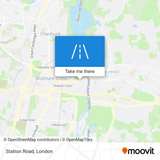 Station Road map