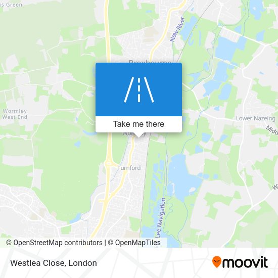 Westlea Close map