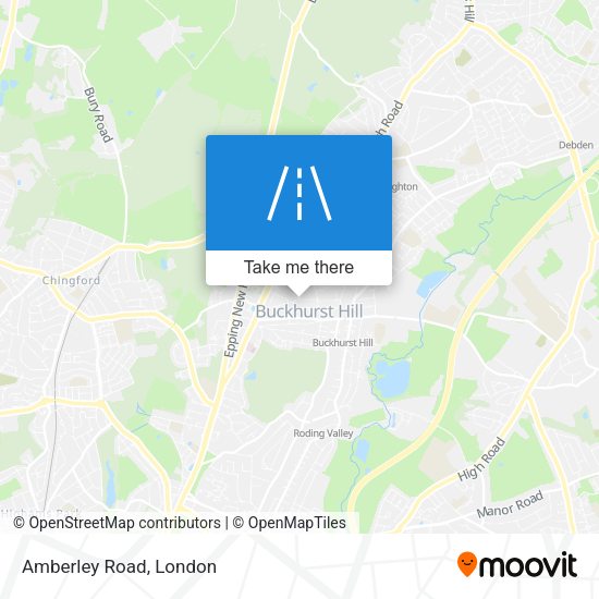 Amberley Road map