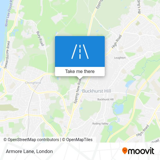 Armore Lane map